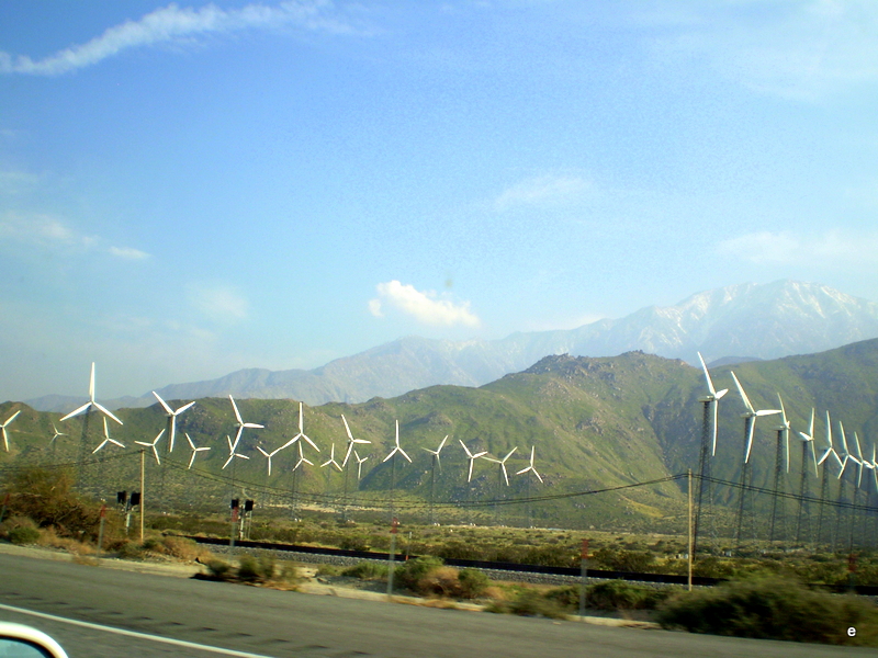 Windmills For Power. windmill-farms-interstate-10-